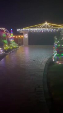 Christmas light displays across the Fraser Coast.