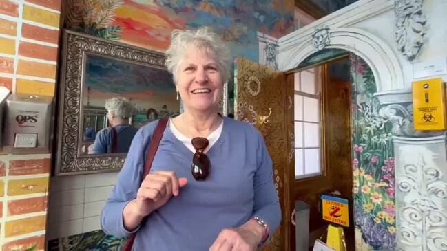 Visitors react to Maryborough's Cistern Chapel