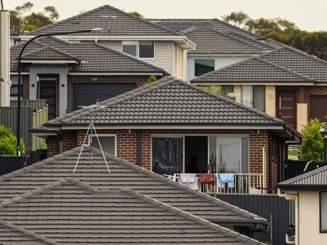 SYDNEY, AUSTRALIA - JANUARY 11: Medium density houses are seen in the Western Suburbs on January 11, 2024 in Sydney, Australia. Data from PropTrack, the property analytics division of REA Group, has revealed Australia's national rental prices rose 11.5% over the past year, with combined capital city rents up 13.2% to an average of $600 a week, driven by large increases in Sydney, Melbourne and Perth, The Guardian reported earlier this month. (Photo by Jenny Evans/Getty Images)