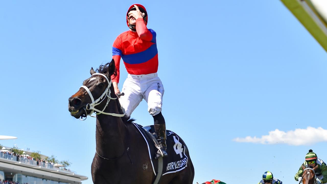 Verry Elleegant, winning last year’s Melbourne Cup, has been retired. Picture: Racing Photos via Getty Images