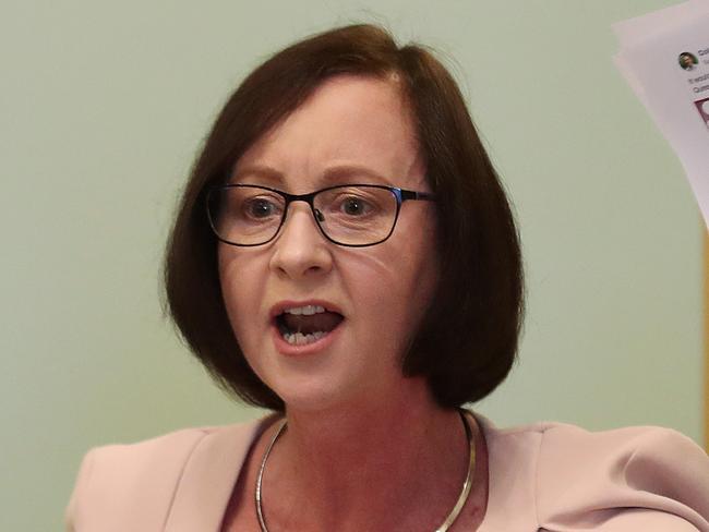 Yvette D'Ath Attorney-General and Minister for Justice, Queensland Parliament Question Time. Photographer: Liam Kidston.