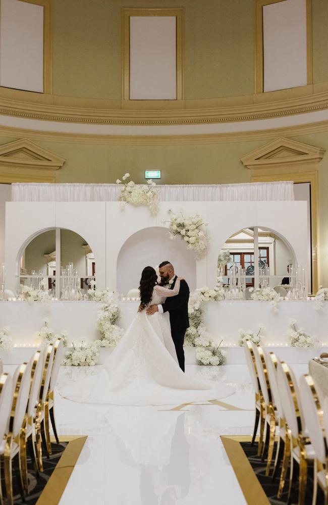 The wedding of Amber Grant and Michael Bouchaia. Pictures: Allume