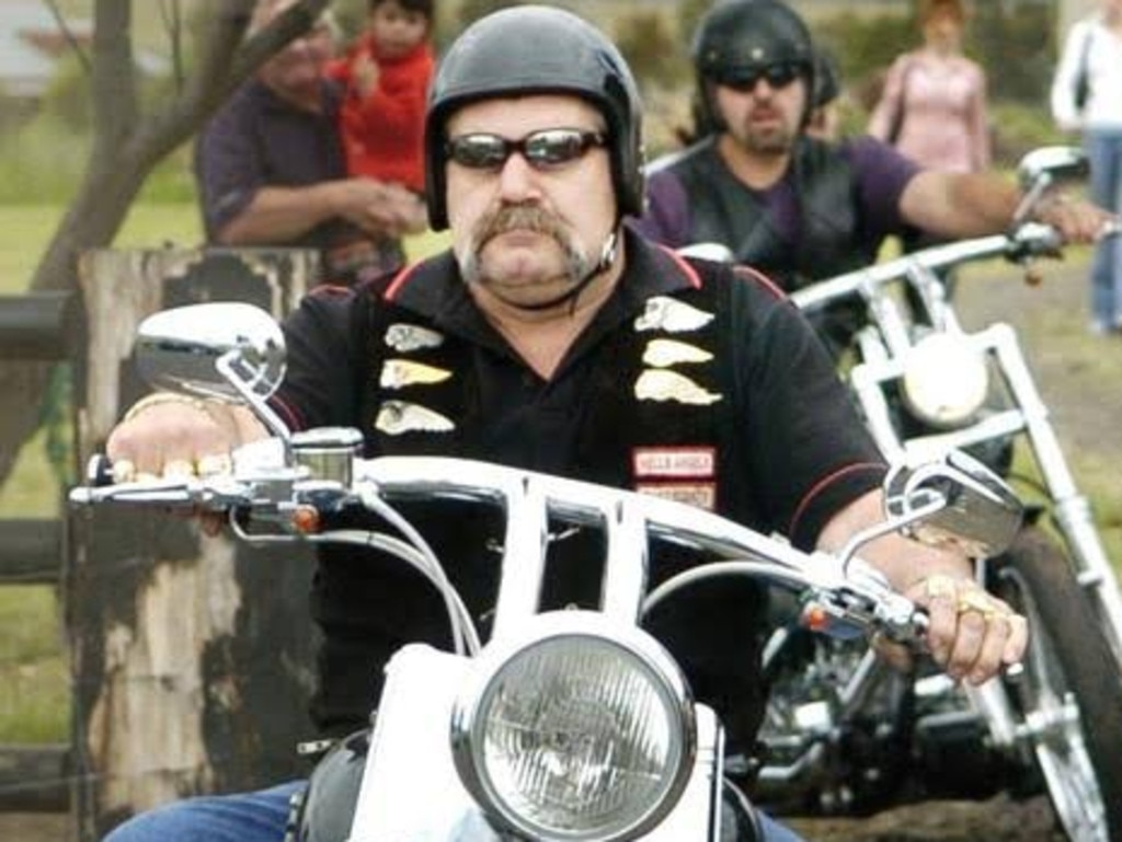 Hells Angels bikie Peter “Skitzo” Hewat. Picture: Supplied