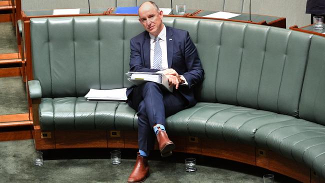 Assistant Treasurer Stuart Robert during Question Time.