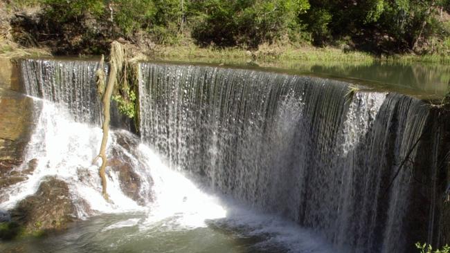 A file photo of Lavertys Gap Weir, water supply for Mullumbimby.