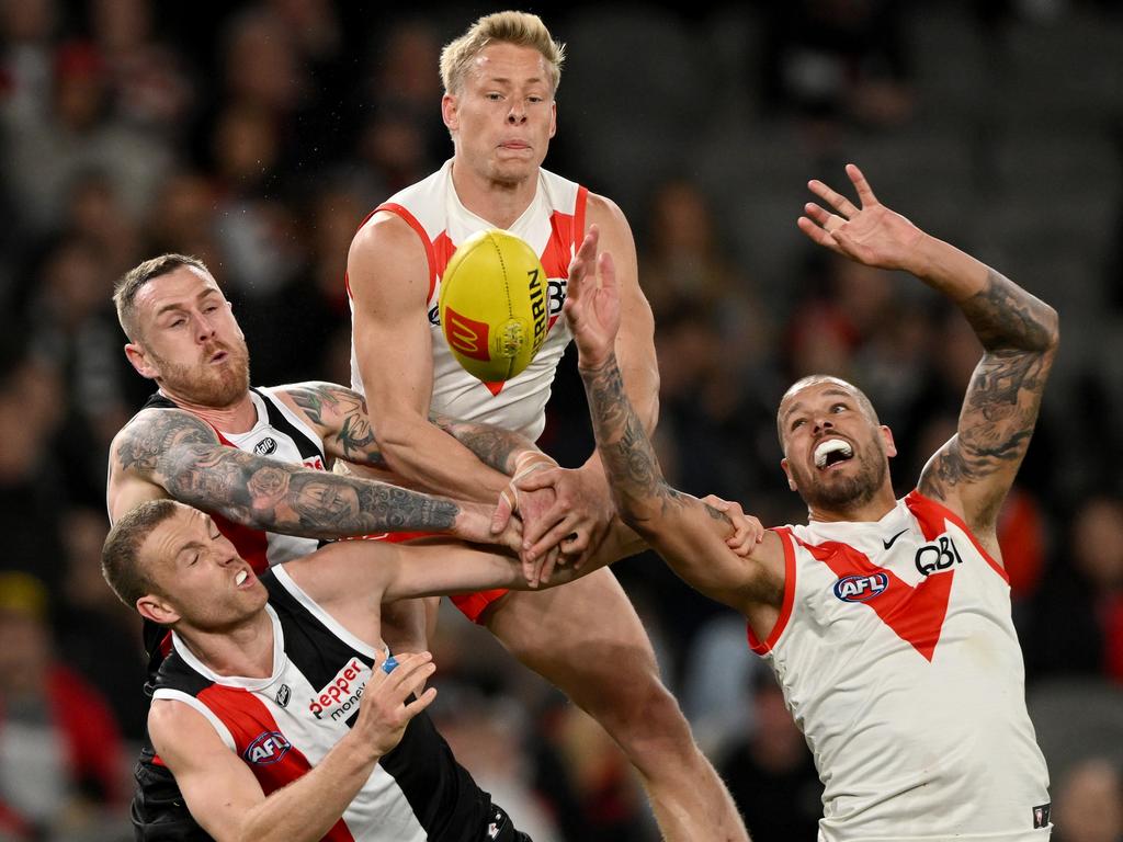 Isaac Heeney is in the form of his career. Picture: AFL Photos/Getty Images