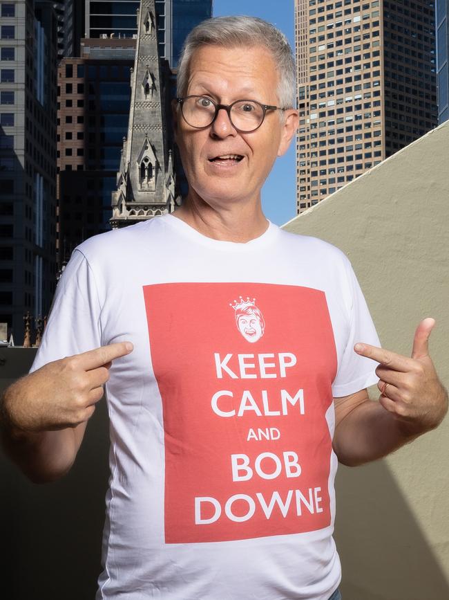 Comedian Mark Trevorrow is now touring his show in Melbourne after losing two thirds of his income when cruise ships were banned from setting sail in Sydney in March 2020. Picture: Jason Edwards