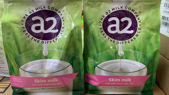 Shares in The a2 Milk Company have surged on the basis of strong half-year financial results.