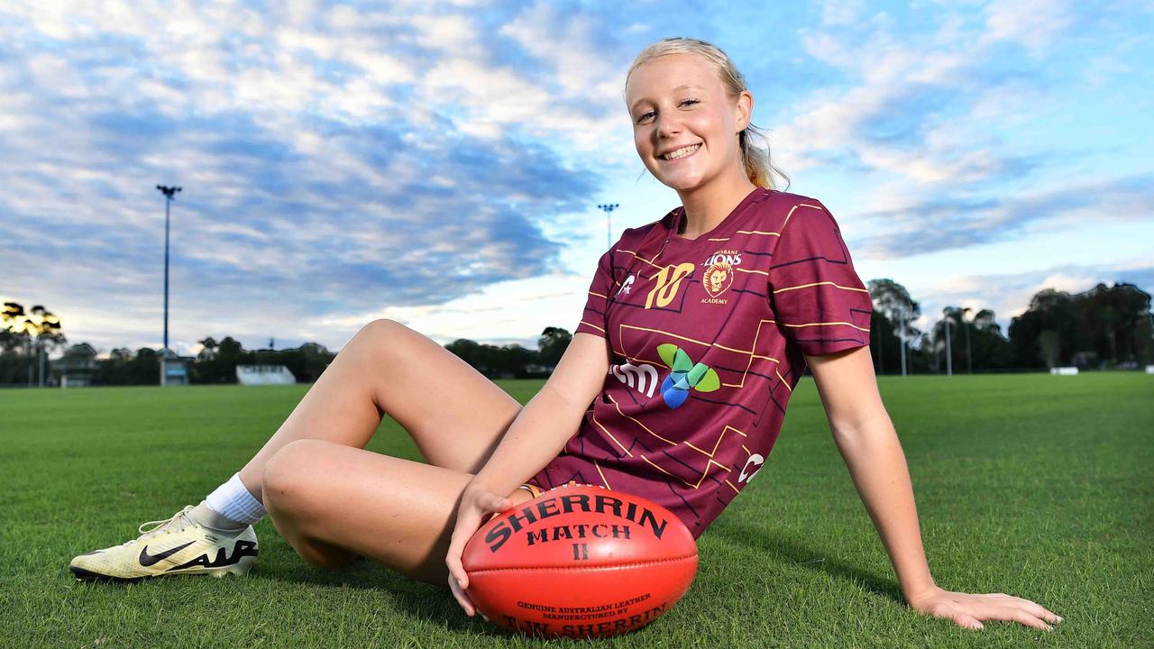 Rising Sunshine Coast Aussie rules talent Molly Ferguson. Picture: Patrick Woods.