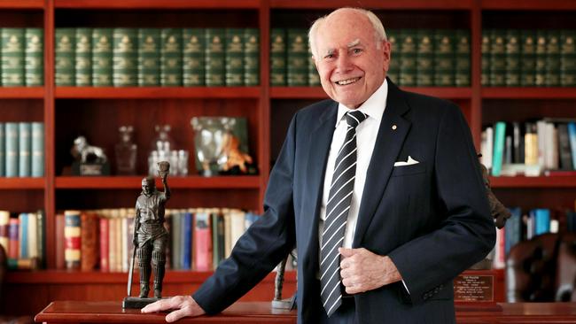 Former prime minister John Howard has declared Donald Trump is “unfit” to run again for the US presidency. Picture: Jane Dempster/The Australian