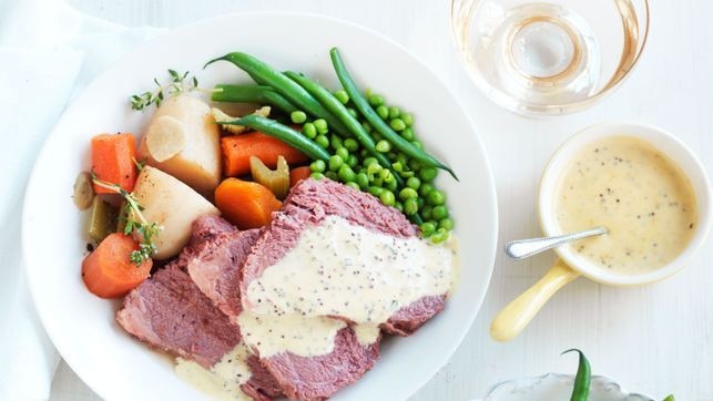 Corned silverside.