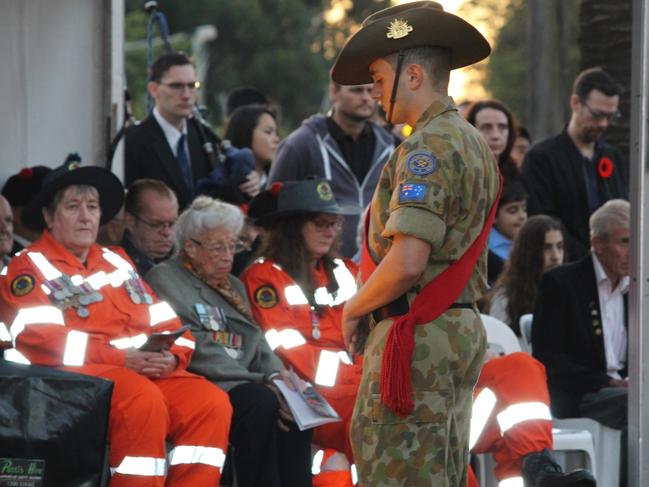 Burwood RSL sub branch Anzac dawn service at Burwood Park. Photo by Kate Christian