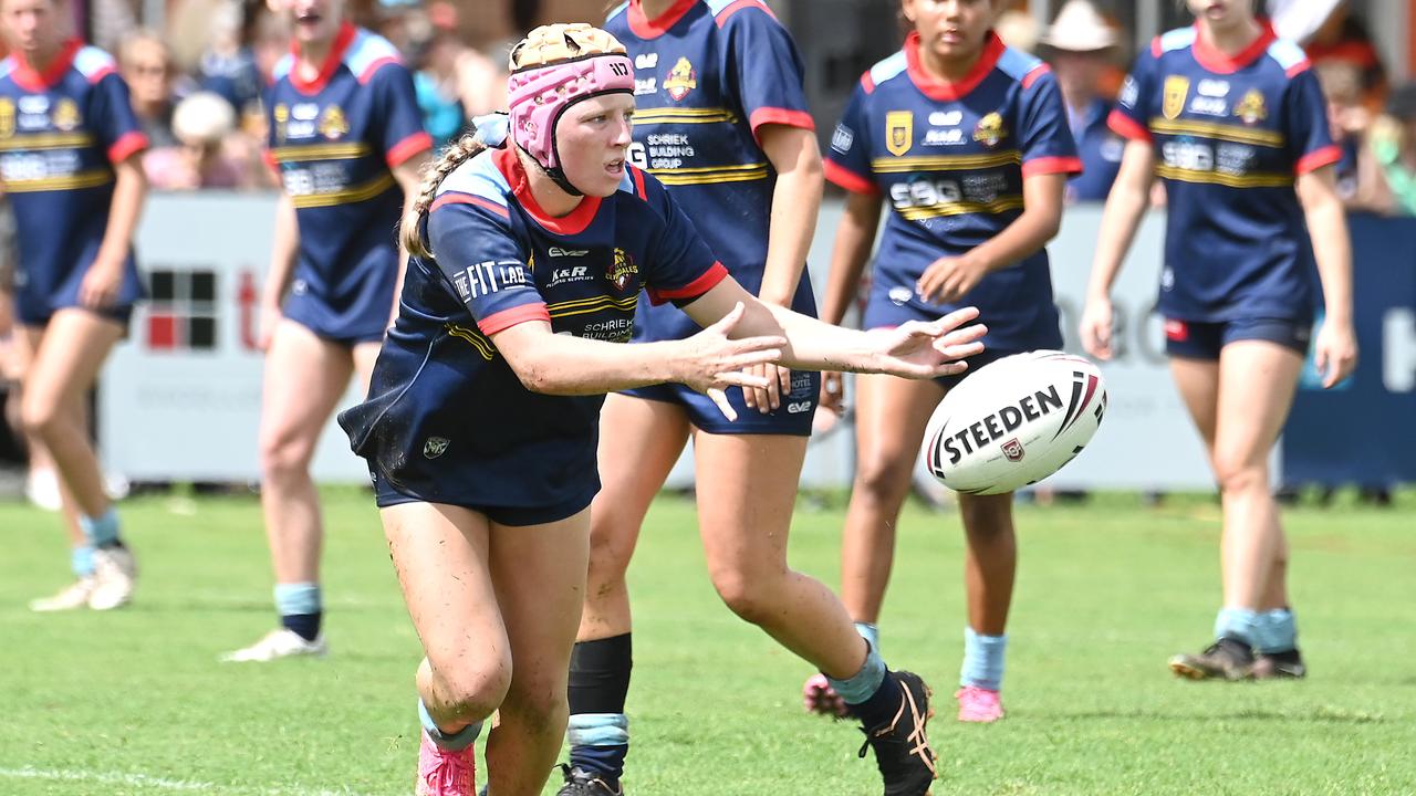 Harvey 19s girls Clydesdales v Cutters Saturday April 6, 2024. Picture, John Gass