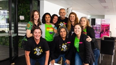 The headspace team: Katie Thomas, Linda Alley, Rebecah Watsford, Vincent McManus, Isabel Studer, Laura Kelly, Sharon Gillett, Maryanne Brown, Sim Balzer. Picture: supplied