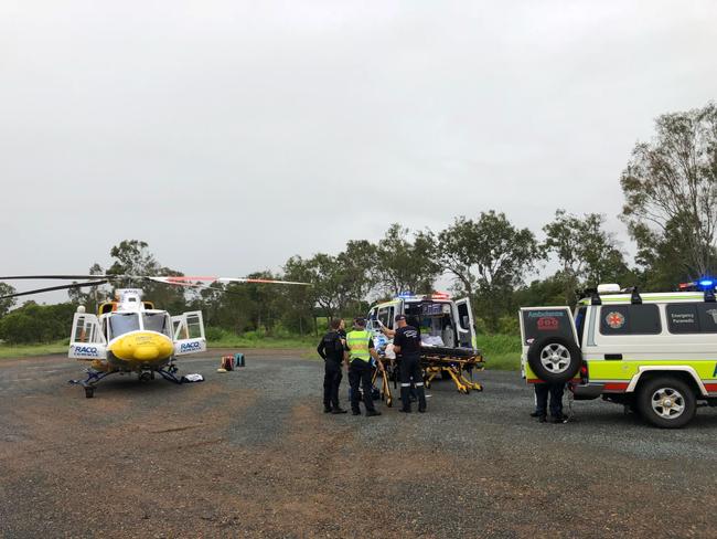 Two critical patients will be flown to Mackay via rescue chopper after a serious crash near Carmila.