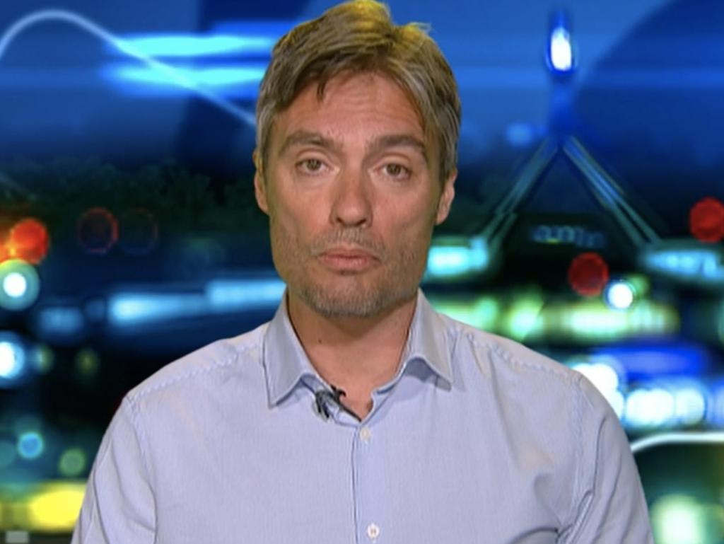 Dr Nick Coatsworth on The Project. Picture: Channel 10