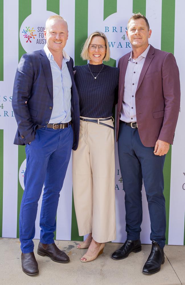 Nova's Luttsy, Susie O'Neill, and Ash, at Sony Foundation’s Brissy4Ward fundraiser in August. Photo: Jerad Williams