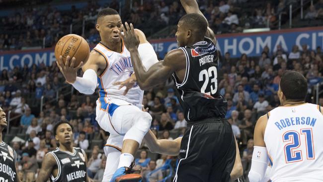 United pushed Westbrook’s Thunder to the brink last year. Picture: Getty Images/AFP