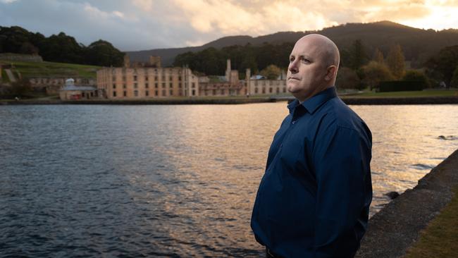 Tasman mayor Kelly Spaulding at the Port Arthur Historic Site, where a service to mark the 25th anniversary of the Port Arthur massacre will take place on Wednesday. Picture: Peter Mathew