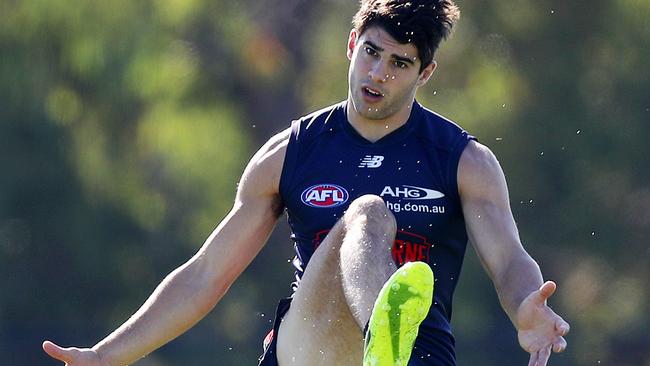 Christian Petracca could be ready for a breakout seas. Picture: Michael Klein