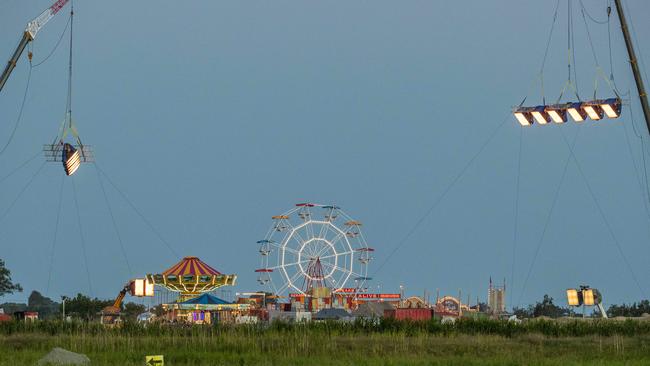 Film set in the cane fields of Steiglitz for the Elvis Presley movie directed by Baz Luhrmann, Wednesday, November 4, 2020. Picture: Richard Walker