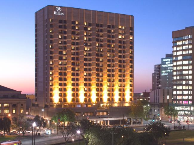 Hilton Adelaide hotel. Picture: Supplied by CBRE