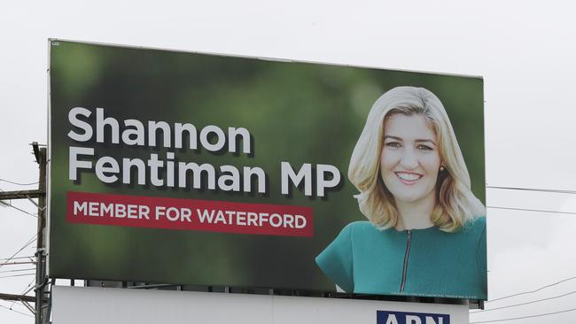 A billboard featuring Waterford MP Shannon Fentiman. Picture: Annette Dew