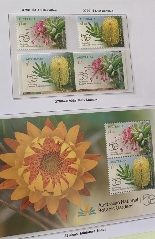 Just a small selection of the stamps in the collection of Ron Bassan, of Mackay. Picture: Rae Wilson