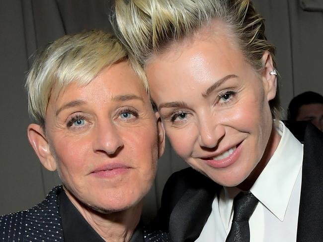 LOS ANGELES, CALIFORNIA - JANUARY 05: Ellen DeGeneres and Portia de Rossi attend the Netflix 2020 Golden Globes After Party on January 05, 2020 in Los Angeles, California. (Photo by Charley Gallay/Getty Images for Netflix)