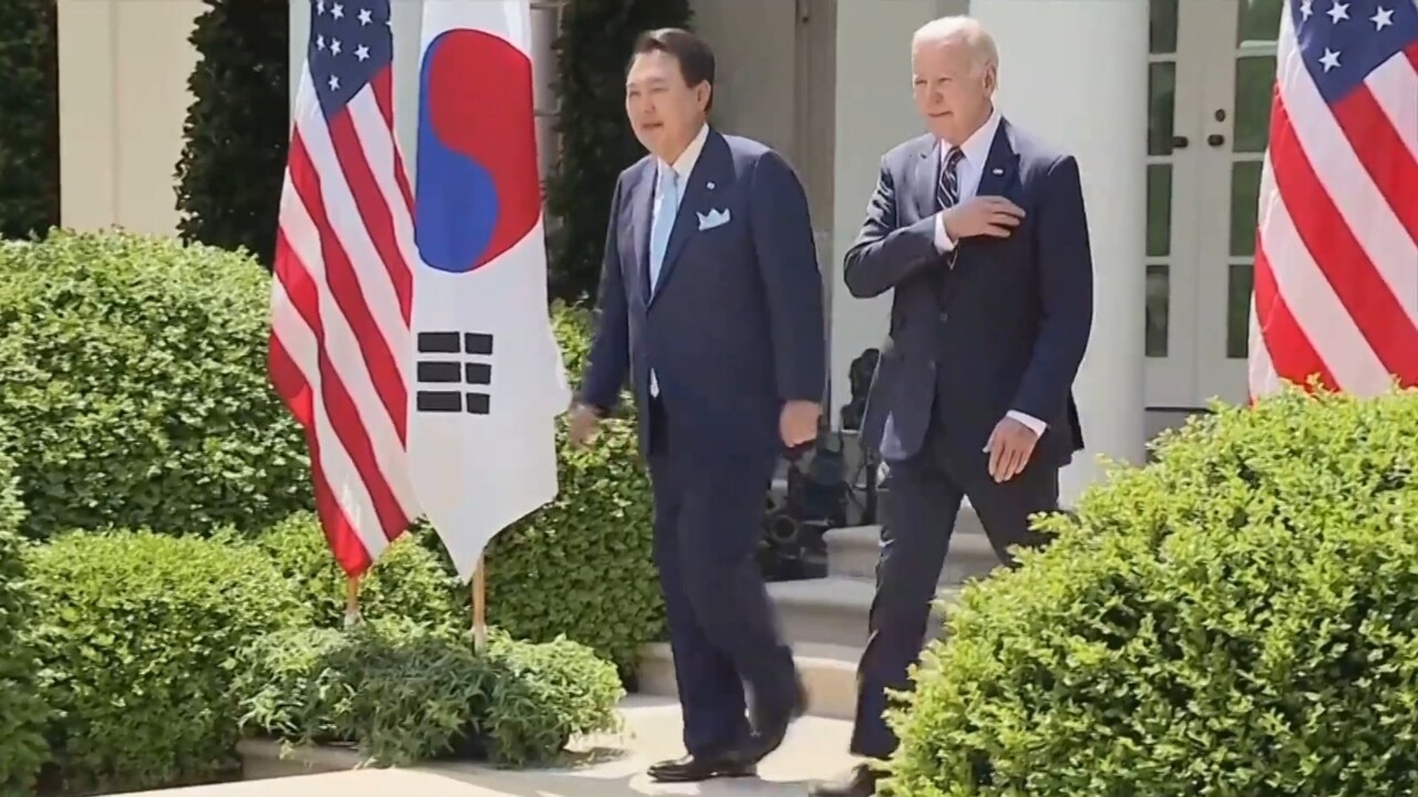 US President Joe Biden hosts South Korean President at White House ...