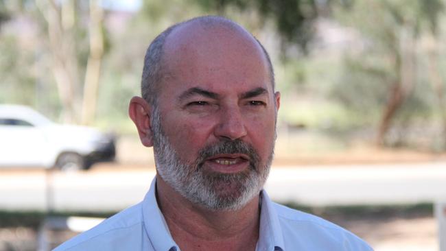 Northern Territory Treasure Bill Yan at the Alice Springs Motor Vehicle Registry on Tuesday, December 31, 2024. Picture: Gera Kazakov