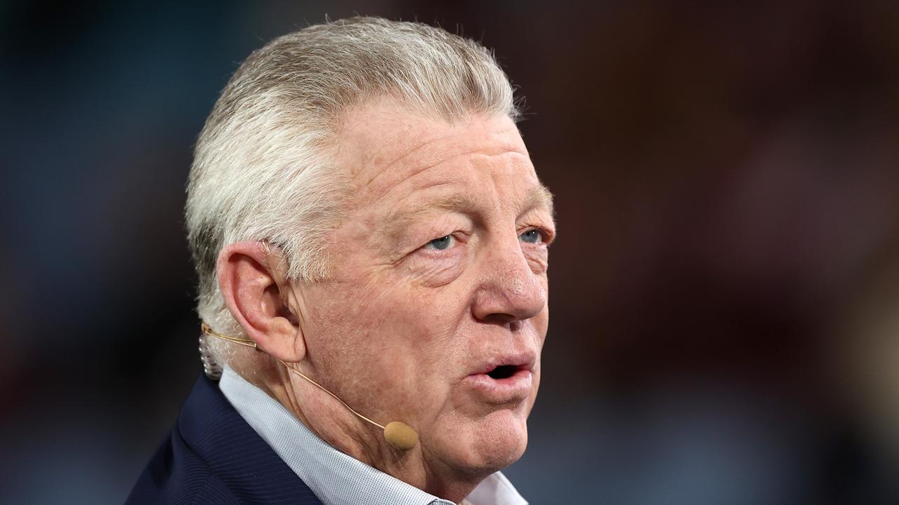 SYDNEY, AUSTRALIA – JULY 12: General Manager of the Canterbury-Bankstown Bulldogs and commentator Phil Gould is seen before game three of the State of Origin series between New South Wales Blues and Queensland Maroons at Accor Stadium on July 12, 2023 in Sydney, Australia. (Photo by Mark Kolbe/Getty Images)