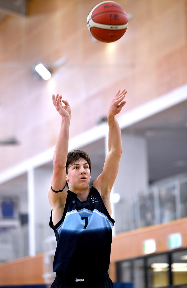 GPS First V basketball game between Churchie and Brisbane Boys Grammar. Saturday September 3, 2022. Picture, John Gass