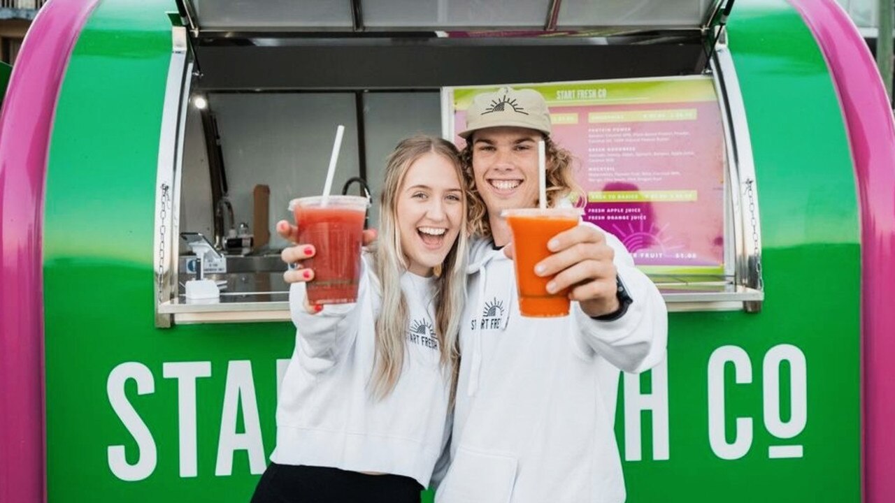 Minnie Radburn and Lachie Oliver are the creators of Start Fresh Co