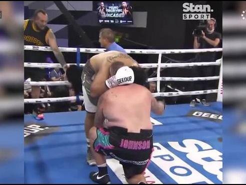 Ex-NRL player impresses with latest boxing knockout