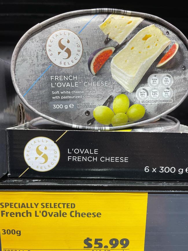 There’s a new French cheese on Aldi shelves that has people excited. Picture: Aldi Lovers Australia