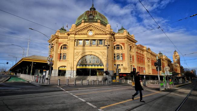 Landlords in locked-down CBDs face a tough period getting tenants back into offices. Picture: NCA NewsWire / Luis Ascui