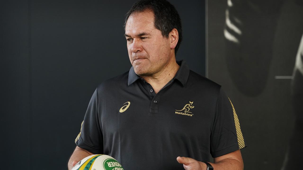 Dave Rennie is Wallabies coach for now. (Photo by Mark Evans/Getty Images)