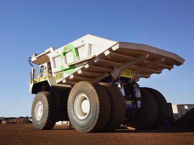 Fortescue battery operated haul truck. Photo: Supplied