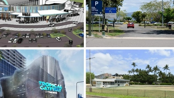 A number of different locations are being considered where to build the Townsville Concert Hall. Pictures: Supplied.