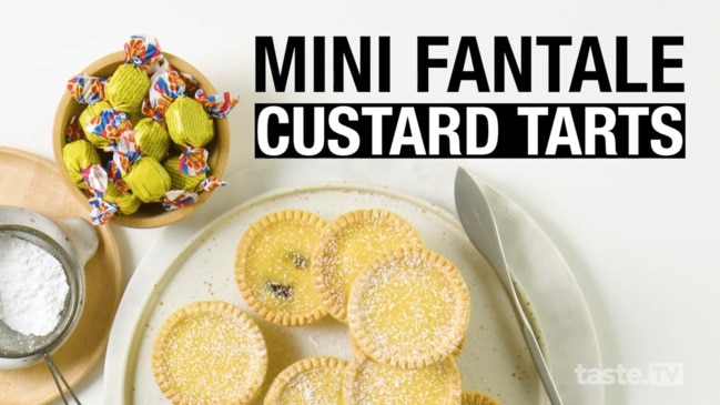 Mini Fantale custard tarts