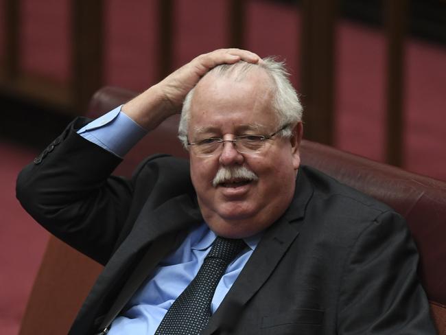 Nationals Senator Barry O'Sullivan had said Greens Senator Sarah Hanson-Young had ‘a bit of Nick Xenophon in her’. Picture: AAP Image/Lukas Coch