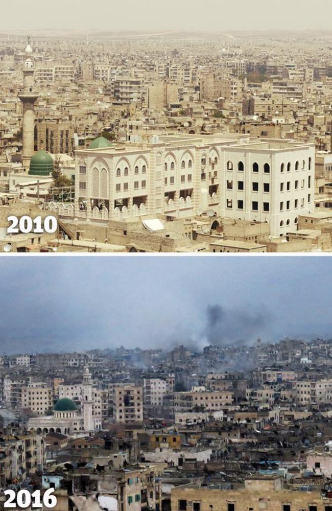 Syria ‘before And After’ Photos Reveal War’s Terrifying Toll | Daily ...