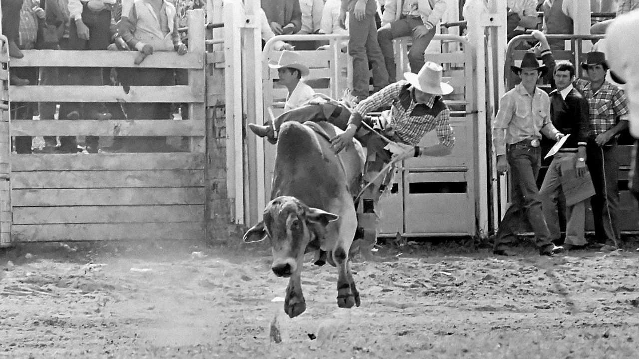 The Kyogle three-day rodeo in 1984 attracted 700 entrants and more than 5000 people. Picture: Northern Star