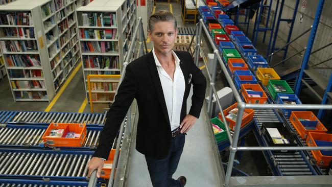 Steffen Daleng, chief marketing officer at Booktopia, which was hit by Facebook’s ban. Picture: Britta Campion