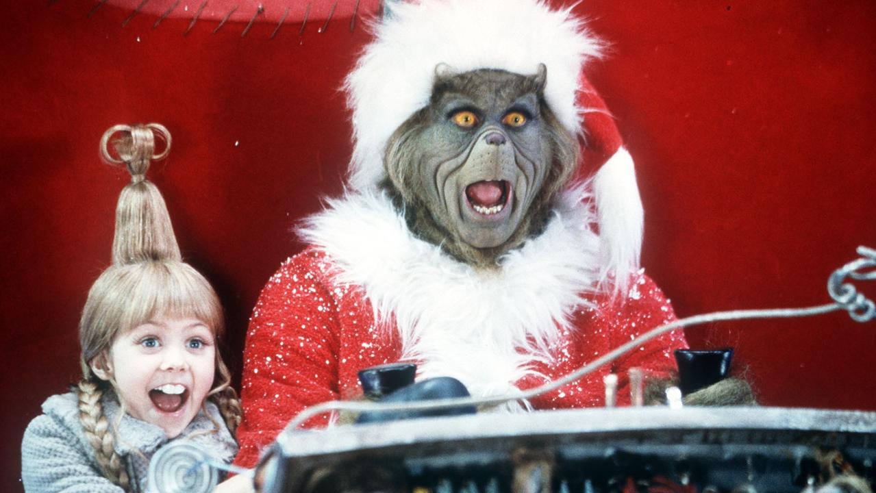 Actor Jim Carrey as Dr Seuss's character The Grinch in a scene from 2000 film How The Grinch Stole Christmas.