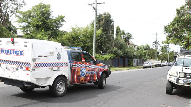 Youths are taken to the Cairns watch house after being arrested in relation to break in offences in Cairns. Picture: Peter Carruthers