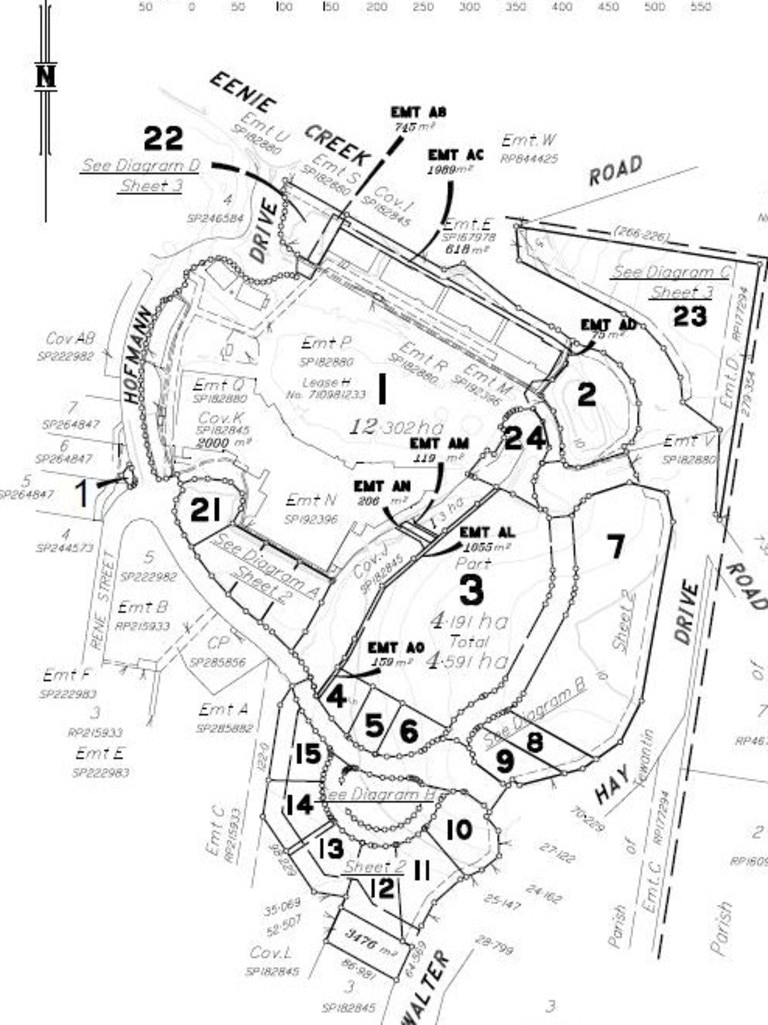 The proposed 23-lot Noosaville development wraps behind the Noosa Civic shopping centre.