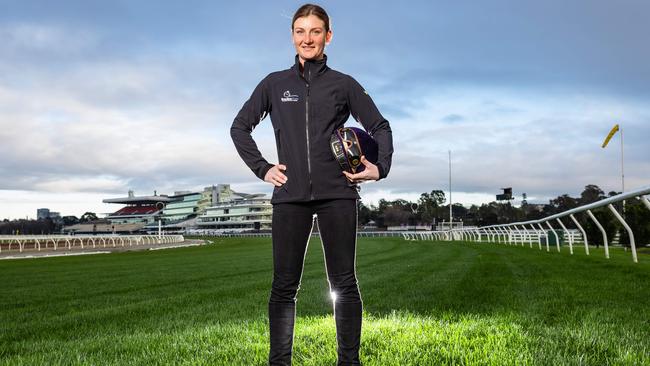 Jamie Kah at Flemington. Picture: Jason Edwards