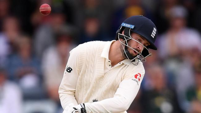 James Vince evades a short-pitched delivery in Perth. Picture: AAP